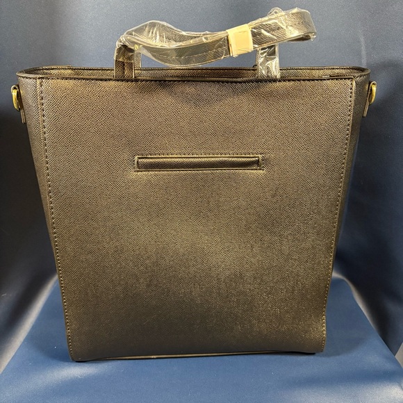 London Fog - Sophia Studded Tote - 100 Anniversary - Black NWT‎ - Picture 2 of 6